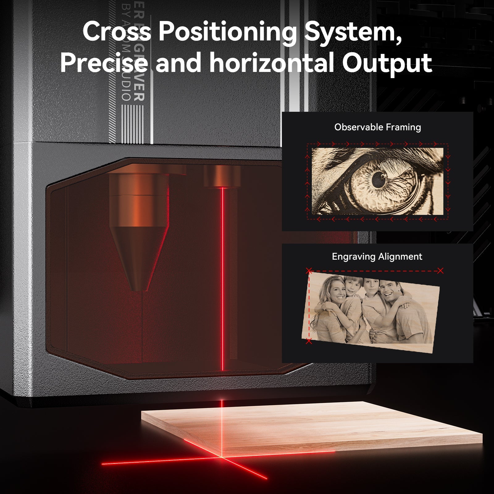 Atomstack X70 Max 360W Laser Engraver /w F60 Air Assist - 850*800MM Engraving Size