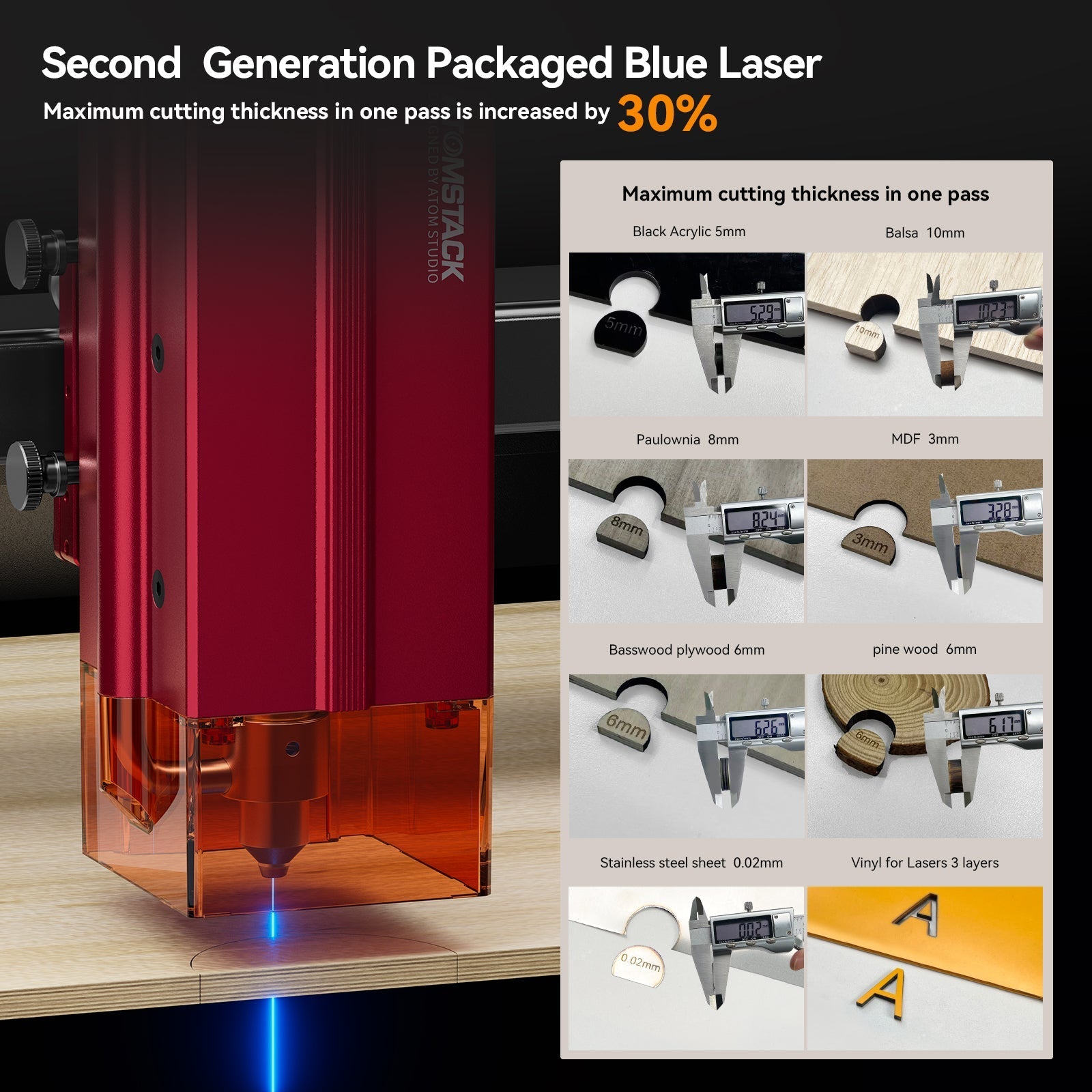 Atomstack X12 Pro 50W All-In-One 2nd Generation Laser Engraver + B3 Enclosure Dust-Proof Protective Box