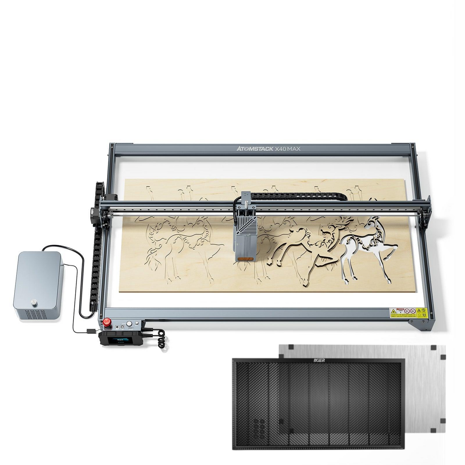 Atomstack X40 Max Laser Cutter Engraver 800*400 MM + iKier Honeycomb Panel 850*450MM